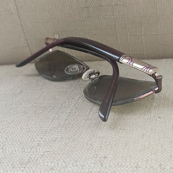 Elle Women Eyeglasses Frame Burgundy Tone Half Rim Glasses EL13412 Eyewear - Picture 3 of 11